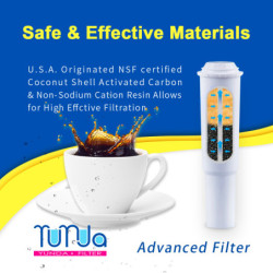 Filtre à eau CMF002 - Compatible Jura Clearyl White, ajuste le pH et