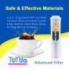 Filtre à eau CMF002 - Compatible Jura Clearyl White, ajuste le pH et
