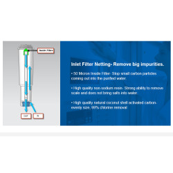 Filtre à eau CMF002 - Compatible Jura Clearyl White, ajuste le pH et